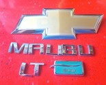 OEM 09-15Chevrolet Malibu Lt ECO Rear Trunk Chrome Malibu Emblem Namepla... - £17.68 GBP