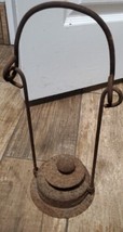 Antique Rustic Metal Candle Incense Lantern Burner - £197.38 GBP