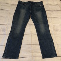 Levis 511 Slim Fit Mens Size 40x32 Tapered Denim Blue Jeans - £19.57 GBP