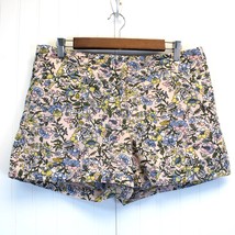 Loft Outlet Womens 6 The Waist Short Pink Floral Cotton Boho Cottage Summer  - £14.62 GBP