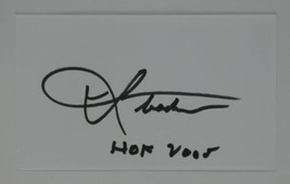 Jack Steadman Signed 3x5 Index Card Autographed President Kansas City Ch... - $296.99