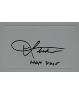 Jack Steadman Signed 3x5 Index Card Autographed President Kansas City Ch... - $296.99