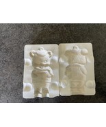 Alberta  #A424 - Bear Caroling Ornament Ceramic Mold - $64.43 MXN