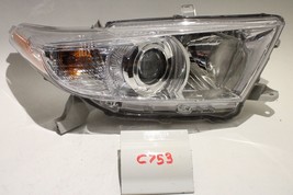 New Genuine OEM Headlight Head Light Lamp Toyota Highlander 2011-2013 da... - $49.50