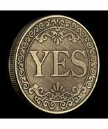 YES or NO Make Decision Commemorative Badge Double Sided Embossed - €8,54 EUR