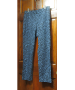 J Jill straight cut  floral pattern slacks size 10 - $38.97 CAD