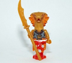 Minifigure Custom Toy Gold Pyro Snake Ninjago - £4.13 GBP