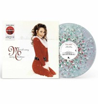 Mariah Carey Merry Christmas Vinyl New! Exclusive Clear W/ White, Red, Green Lp - £43.46 GBP