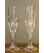 Vintage Lot 2 MIKASA Park Lane Pattern Lead Crystal Champagne Glasses St... - £36.41 GBP