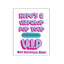 VIP NaughtyVibes Greeting Card - £17.81 GBP