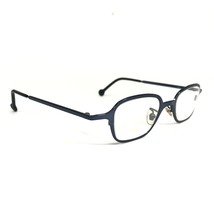 Vintage la Eyeworks Eyeglasses Frames JACK CHUCK 522 Matte Blue Square 42-20-125 - £48.79 GBP