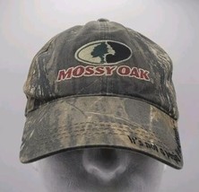 Cabela&#39;s Mossy Oak Camouflage Strapback Cap Hat Camo Hunting Fishing - $24.96