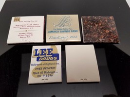 Matchbook Lot of 5 Unused Bank &amp; Savings Vintage Unused Matchbooks - £7.76 GBP