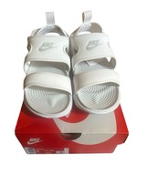 Nike Owaysis Sandals Womens Sz 8 White/Pure Platinum CK9283-100 NWT - $22.00