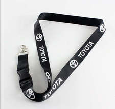 Toyota Keychain Lanyard Quick Release Black NEW - $7.00