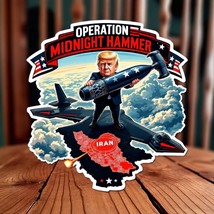 Operation Midnight Hammer Sticker Decal Trump Iran Sticker Decal Bunker ... - $3.95+
