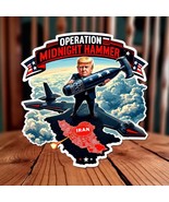 Operation Midnight Hammer Sticker Decal Trump Iran Sticker Decal Bunker ... - $5.41 CAD+