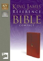 KJV, Reference Bible, Compact, Imitation Leather, Burgundy, Red Letter Edition Z - $29.99