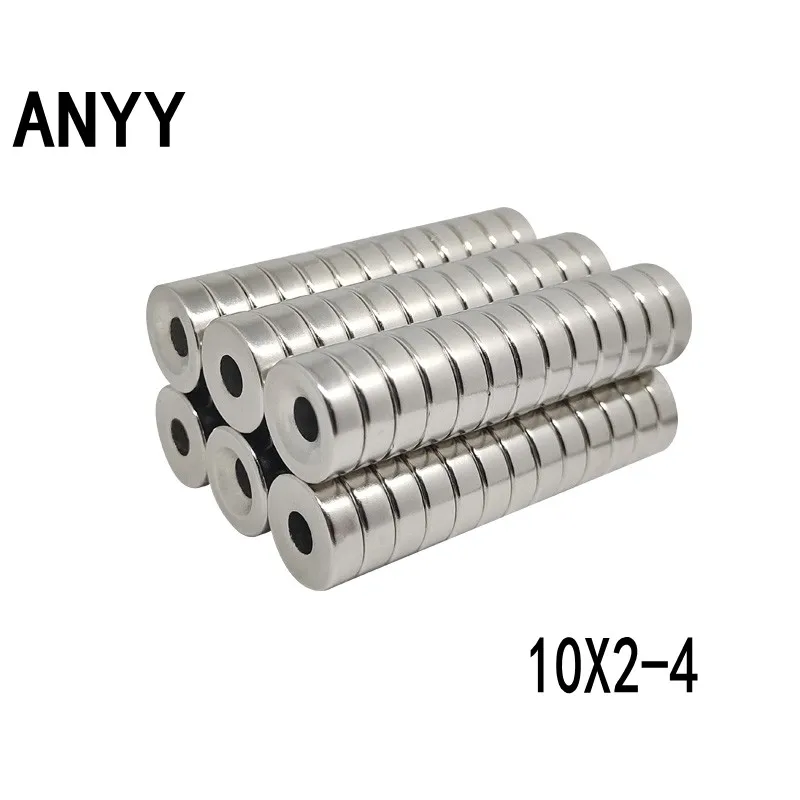 10x2-4mm Strong Super Strong Round Disc Blocks Rare Earth Neodymium Magnets - $13.20+