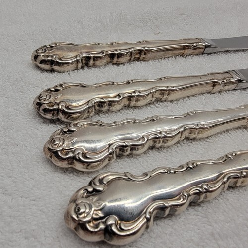Oneida Community BEETHOVEN Silverplate Betty Crocker Flatware 4 BUTTER KNIVES Item image 14