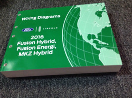 2016 Ford Fusion Hybrid Energi &amp; Lincoln Mkz Électrique Diagramme Câblage Manuel - £55.57 GBP