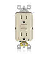 Leviton AGTR1-T SmartlockPro Dual Function AFCI/GFCI Receptacle, Wallplate - $722.20 MXN
