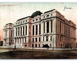City Hall Newark New Jersey NJ 1907 DB Postcard W11 - $2.92