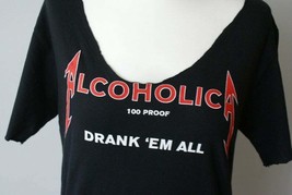Alcoholica T-shirt, Alcoholica Band T-shirt, Drank Em All, Vintage Band tee - £43.52 GBP