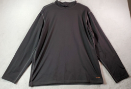 Tek Gear T Shirt Mens Size XL Black Knit Polyester Long Casual Sleeve Crew Neck - £11.06 GBP