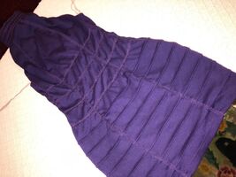 NAUGHTY SEXY HALLOWEEN COSPLAY WOMENS NIKIBIKI PURPLE LAS VEGAS SHORT ME... - $23.72