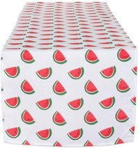 1 Fabric Outdoor Printed Table Runner (14&quot;x72&quot;) Summer Watermelons, Dii - £14.23 GBP