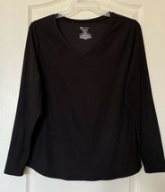 No Boundaries Women&#39;s/Juniors V-Neck Long Sleeve Pullover Shirt Size 2X ... - £12.40 GBP