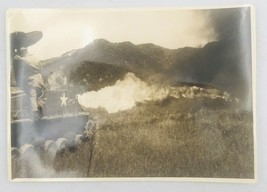 Vintage Vietnam War M132 Armored Flamethrower Tank B&amp;W Photo 4.5&quot; x 3&quot;  - $18.53