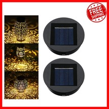 Transform Your Outdoor Space: 2-Pack Waterproof Solar LED Lantern Tops, ... - $289.10 MXN
