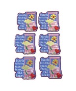 Lot Of 6 Girl Scouts sash vest patch Building Bears From The Heart - $203.91 MXN