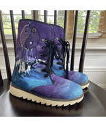 Yes We Vibe Yin Yang Galaxy Dream Catcher Boot $160 7.5 W 6 M EU 39 - $121.86 CAD