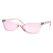 Wide Cat Eye Butterfly Sunglasses Women&#39;s Trendy Translucent Color Frame - £8.74 GBP
