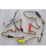 Marc Jacobs Vintage Necklace Stationary Bow Ties Clouds Lightening Bolts... - $84.63 CAD