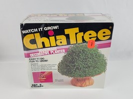1990 Vintage Chia Tree Handmade Decorative Pottery Chia Pet New in box - £21.70 GBP