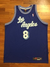 Authentic Nike Los Angeles Lakers HWC Kobe Bryant Road Away Blue Jersey 56 - £790.83 GBP