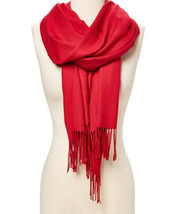 1pcs Silk Shawl Women Pashmina Solid Scarf Stole Cashmere Wool Scarf Ros... - $14.99