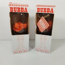 2 Bubba Redneck Wine Glasses Mason Jar 15 Oz Wine Glass Set in Box - £8.70 GBP