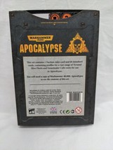 Warhammer 40K Apocalypse Tyranids And Genestealar Cults Datasheet Cards - £34.69 GBP