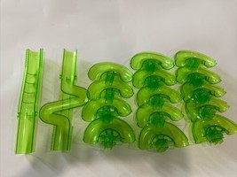 Lot Techno Gears Marble Mania Genius Replacement Parts Green Curves And ... - £10.23 GBP