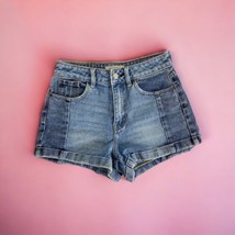 PacSun Light Wash Blue Denim Mom Shorts Size 24 Women’s Summer High Waisted - $19.50