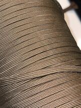 NEW LIGHT BROWN 550 Cord Paracord Nylon Paraline  / CORELESS FLAT  in Al... - $6.33+