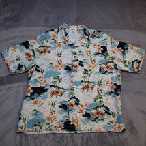 28 Palms Shirt Mens 2XL Floral Short Sleeve Button Up Casual Hawaiian Re... - $18.69