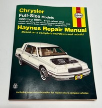 Haynes Repair Manual 25020 / Chrysler Full-Size Models (1988-1993) - £9.82 GBP