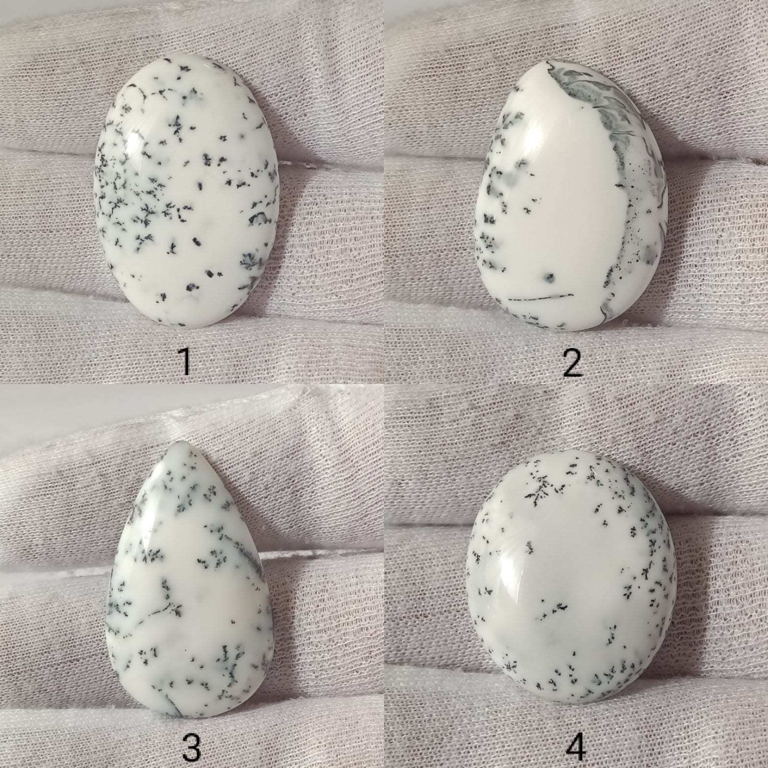 Dendritic Agate, Healing Gemstone, Natural, Tree Like Patterns, Dendrite... - $11.00