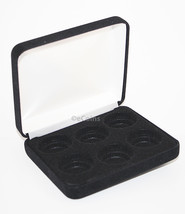 Lot of 20 Black Felt COIN GIFT METAL BOX holds 6-Quarters or Presidential $1 - £73.23 GBP